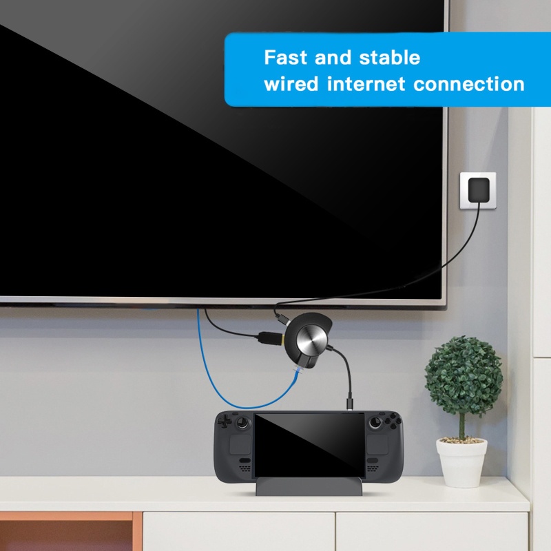 Vivi Adaptor Docking Station Multi port TV Proyeksi Dengan RJ45 Untuk GXY Note 8 / Note10 / S8 / S9 + / S10 +