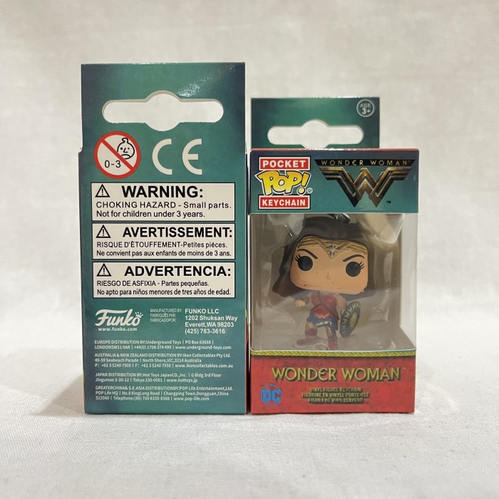 POCKET POP KEYCHAIN DC WW94 WONDER WOMAN WITH LASSO FUNKO