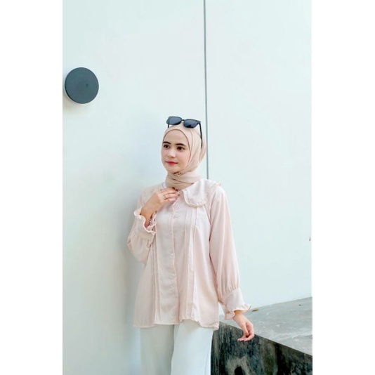 Crinkle blouse /kemeja crinkle /kemeja korea
