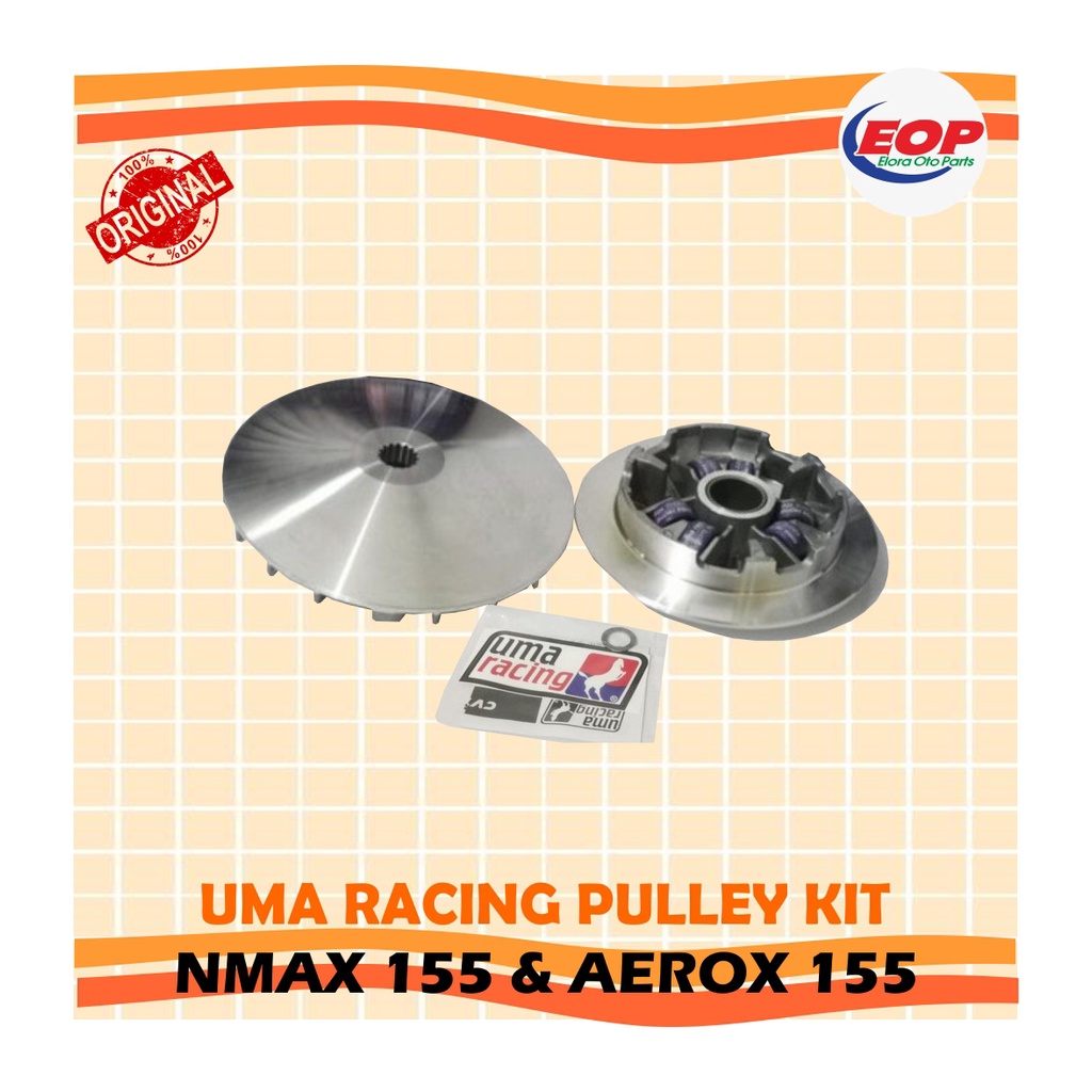 PULLEY KIT CVT UMA RACING NMAX 155, AEROX 155 ORIGINAL