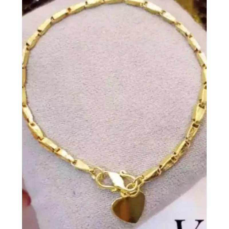 gelang padi xuping lapis mas 24k  anti luntur