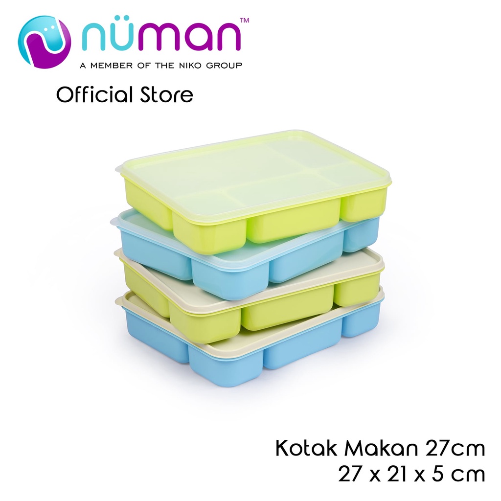 NUMAN - Kotak Makan Sekat 27CM