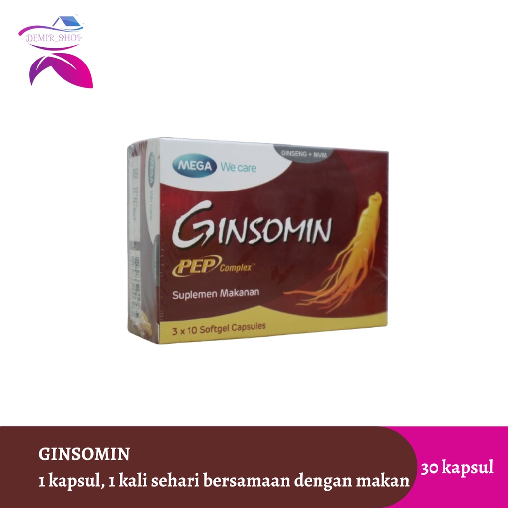 Ginsomin Mega We Care Meningkatkan Stamina &amp; Energi