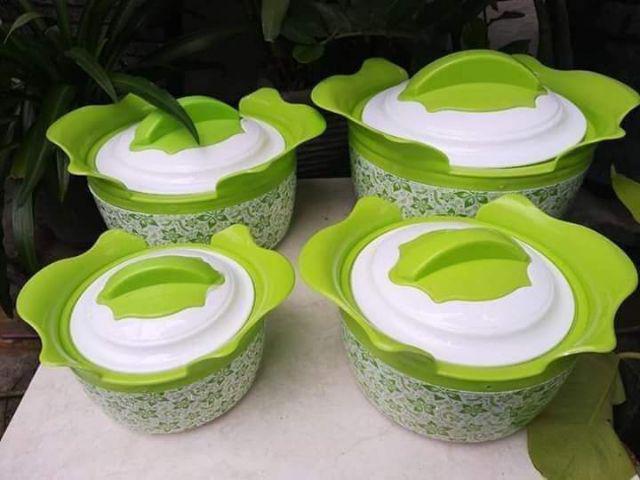 Magnolia Food Warmer Tempat Makanan Insulated Hot Pot 4 Set