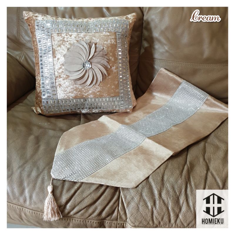 Sarung Bantal Kursi Sofa Kursi Velvet Beludru Mewah cocok untuk bantal 40x40 45x45 50x50
