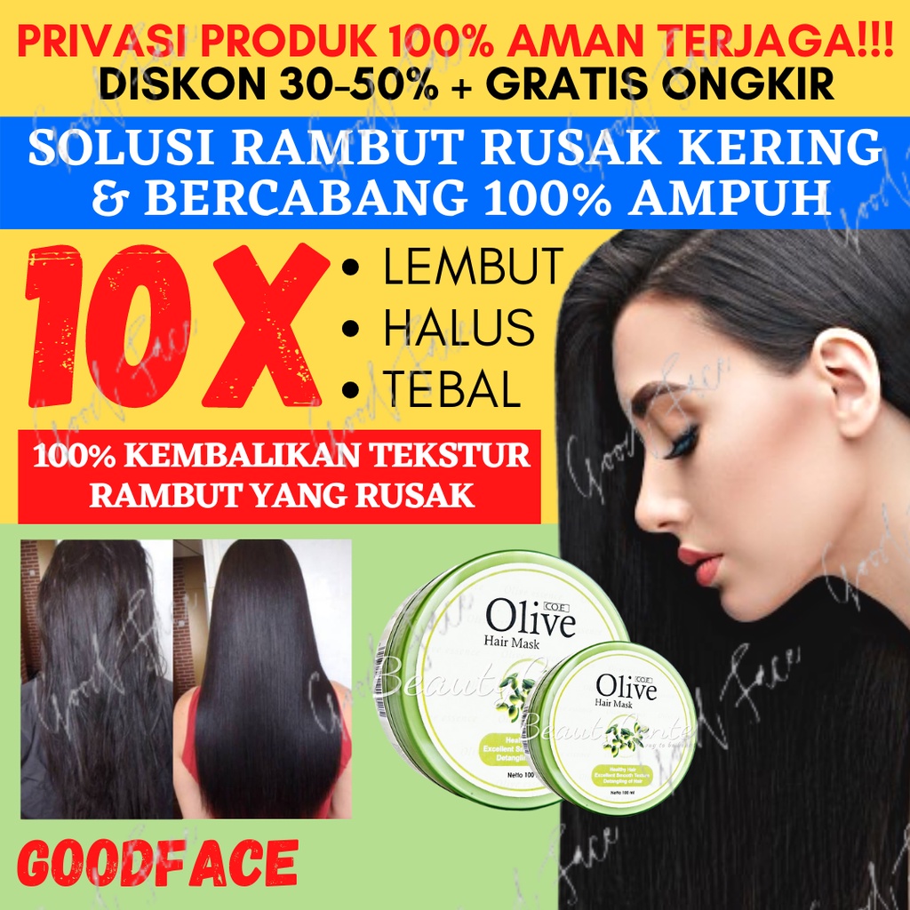 OLIVE HAIR MASK ORIGINAL BPOM 100ML - MASKER RAMBUT OLIVE