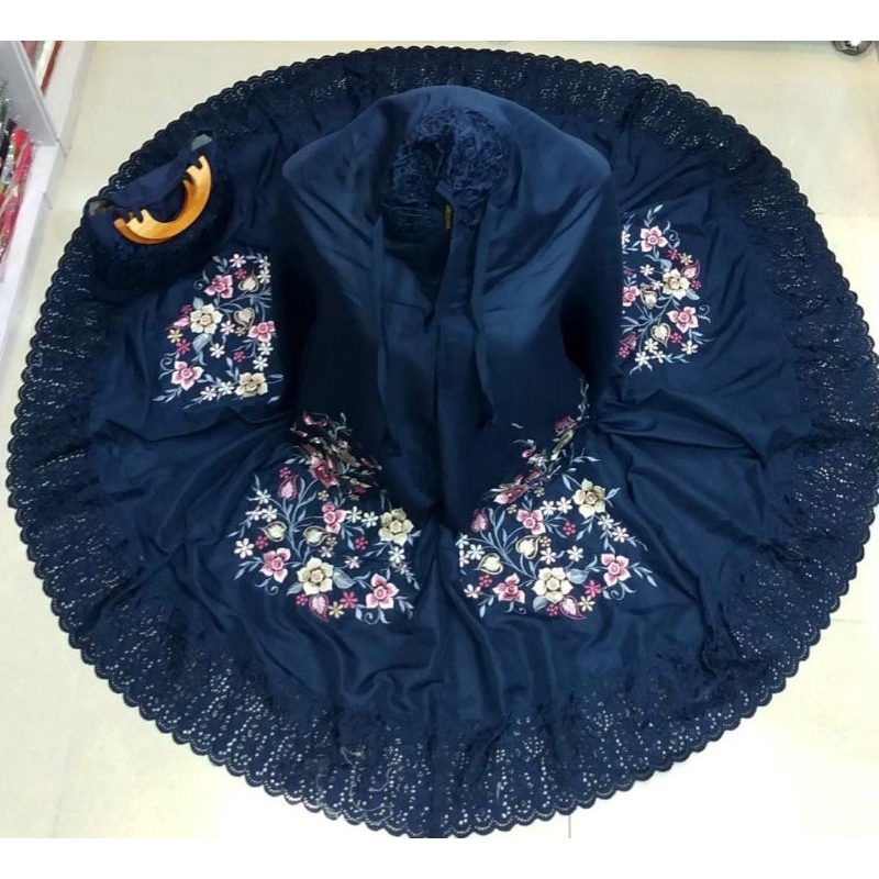 mukena khadijah bordir suji caia