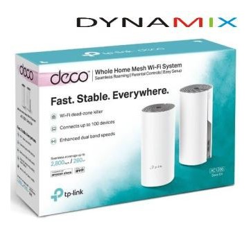 TP-Link Deco E4 AC1200 Whole Home Mesh WiFi System - 2 Pack | TPLink