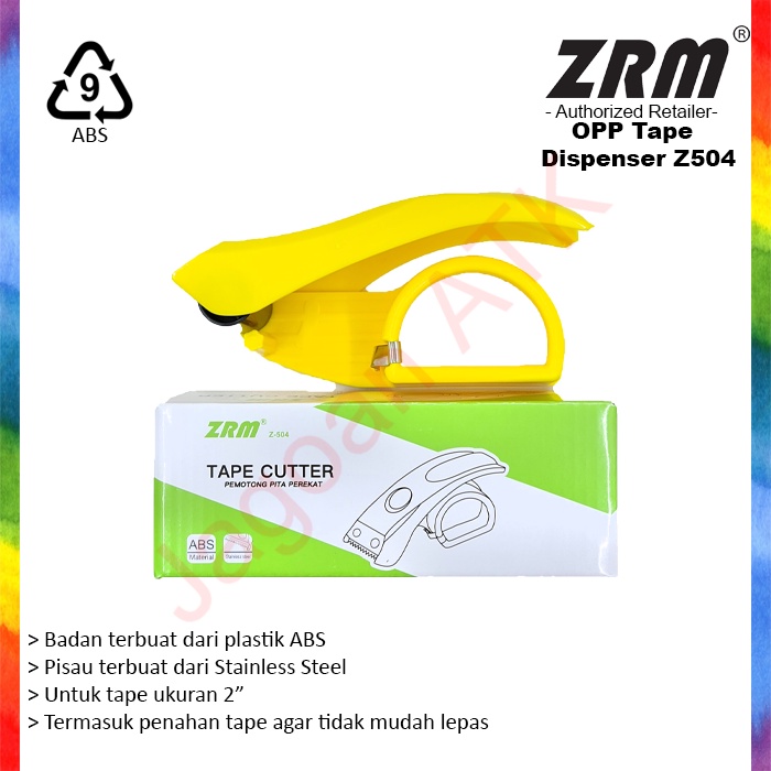 

OPP Tape Dispenser / Dispenser Lakban OPP ZRM Z-504 Full ABS