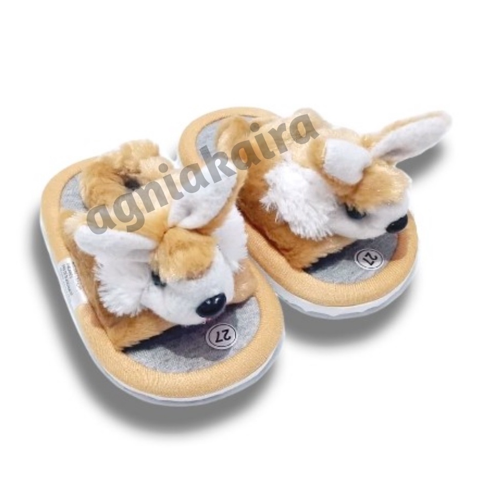 Sandal bayi motif boneka kelinci/rabit