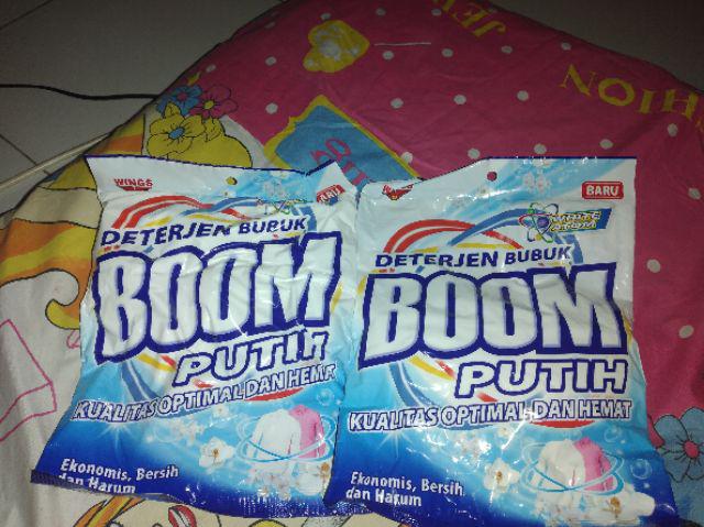 Sabun Boom Putih 390 Gr / Deterjen Bubuk Boom Putih / Sabun Cuci Pakaian / Sabun Cuci Piring / Sabun