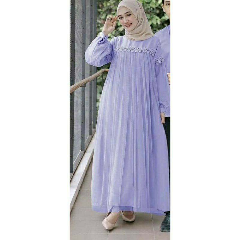 PCS GAMIS MAXY NURAINI RENDA TILE MOSCREPE 2 UKURAN M DAN JUMBO PMS ADA VIDEO REVIEW ASLI PRODUK