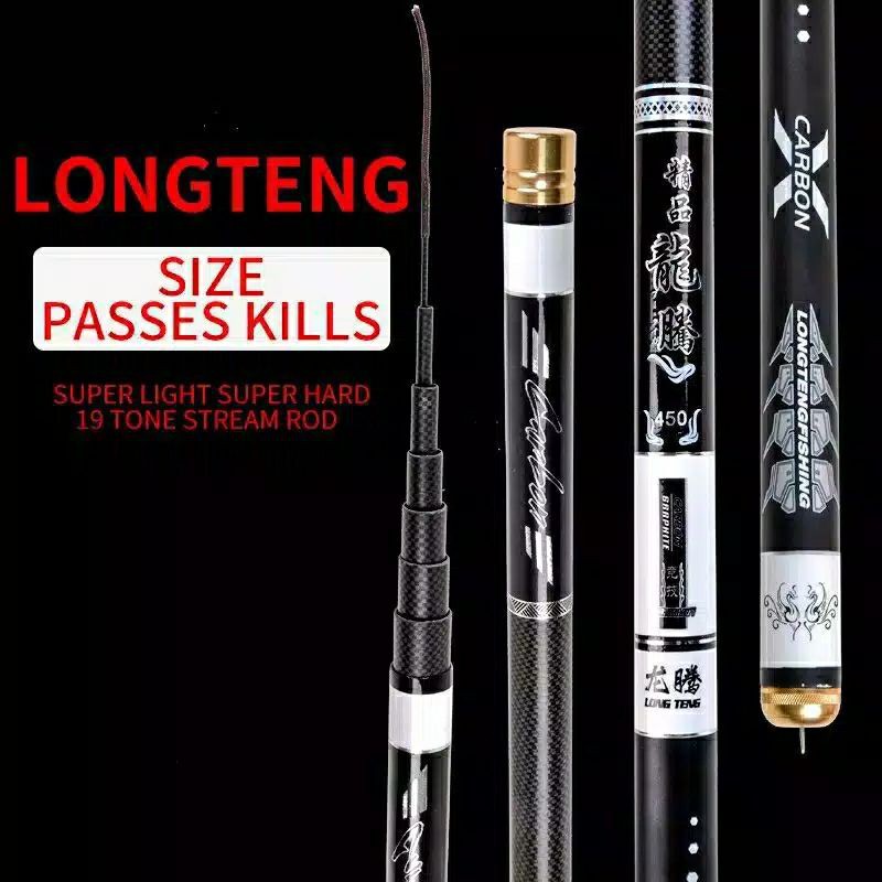 Joran tegek Taiwan 630/high Carbon X /Lurus dan kaku