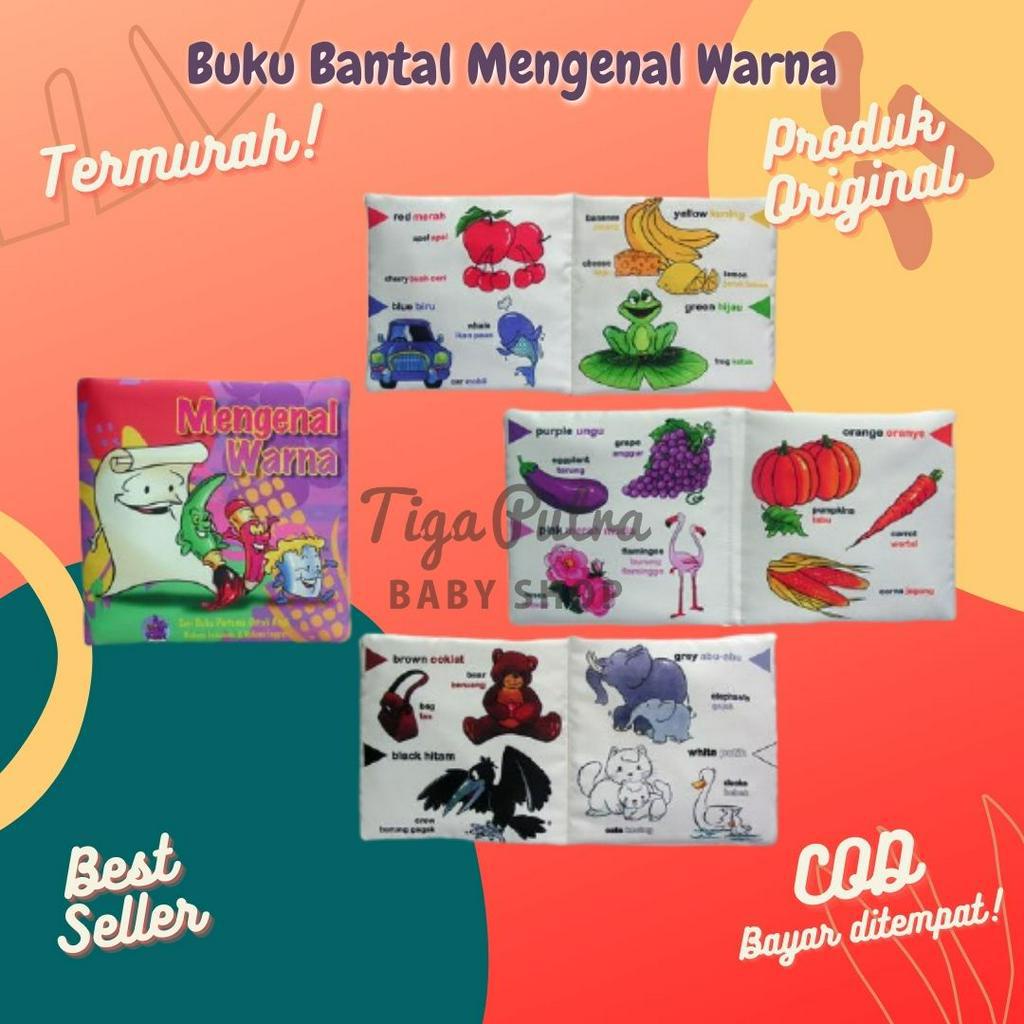 Buku Bantal Softbook Mainan Edukasi Anak Mengenal Warna