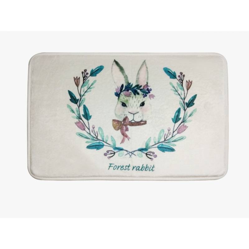 

JYSK Keset Bathmat Rabbit 40X60CM White