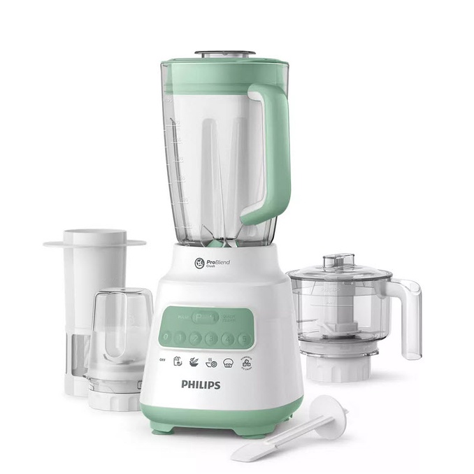 Blender Philips Plastik Kaca Beling Terbaru 2 L 2 Liter  Original Blender Belender Blander Philips Philip Phillips Pilips Pilip HR 2115 2116 2221 2222 2223