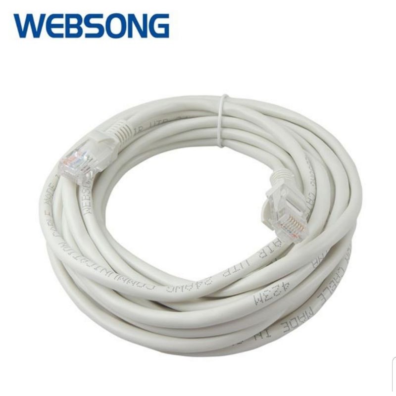 Kabel LAN RJ45 UTP Ethernet 5M Cat5 WEBSONG