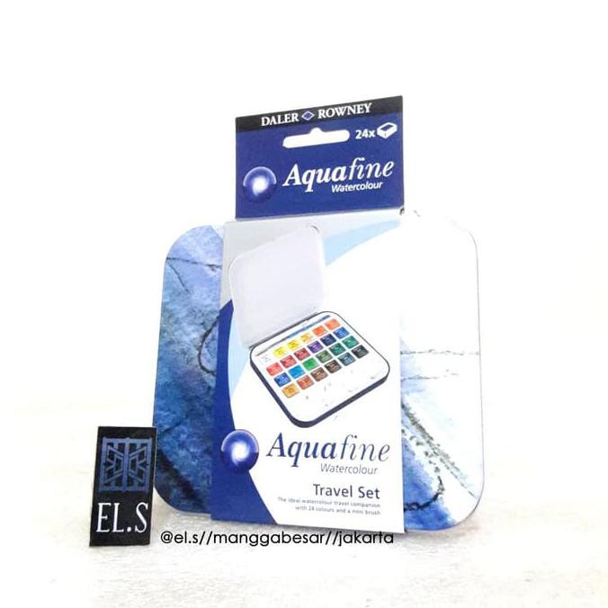 

Best Seller! Daler Rowney Aquafine Travel Set 24 Warna Terpercaya