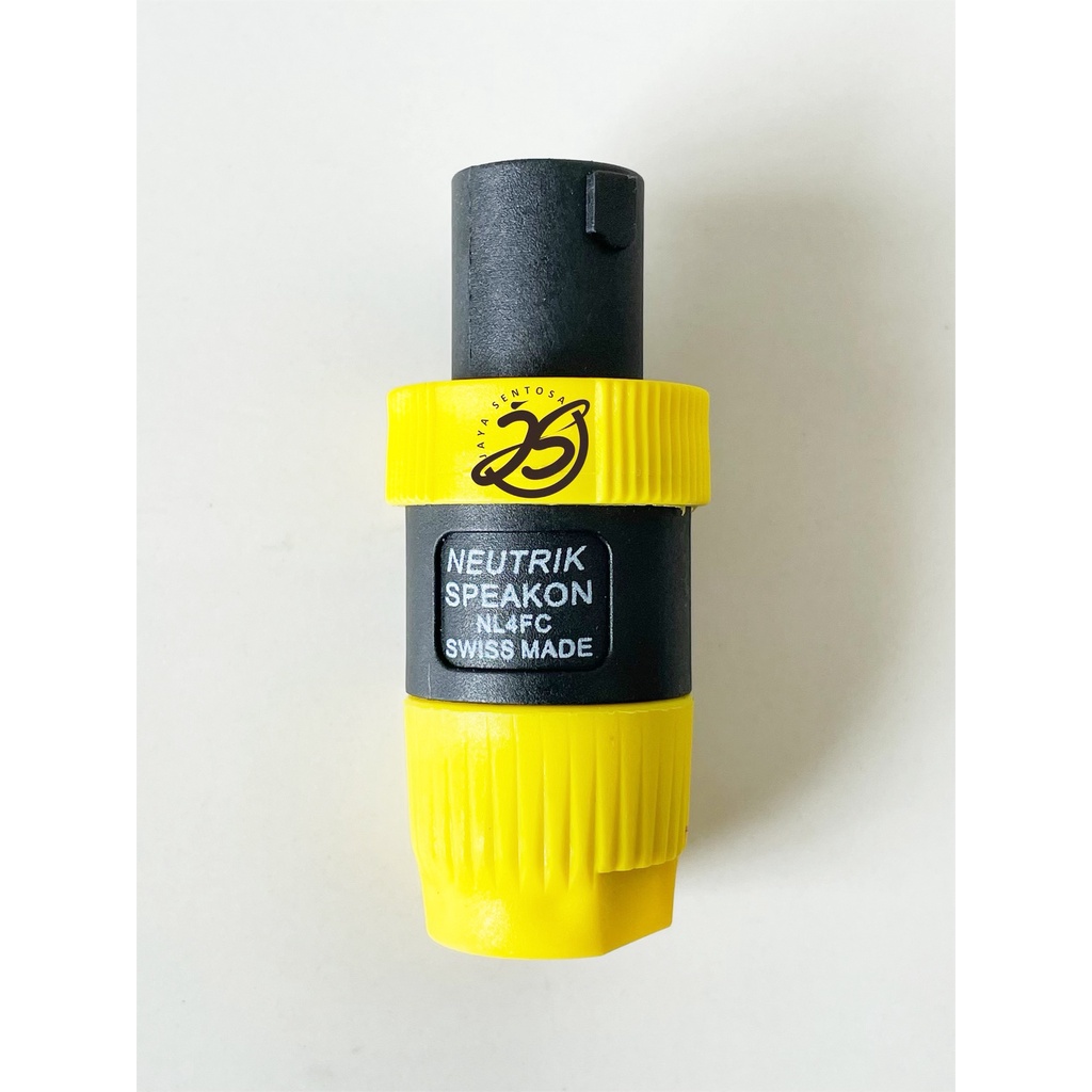 JACK SPEAKON / SOCKET SPIKON JACK / SOCKET SPIKON MALE 4 PIN NEUTRIK SPEAKON DENGAN BUNTUT 5 WARNA