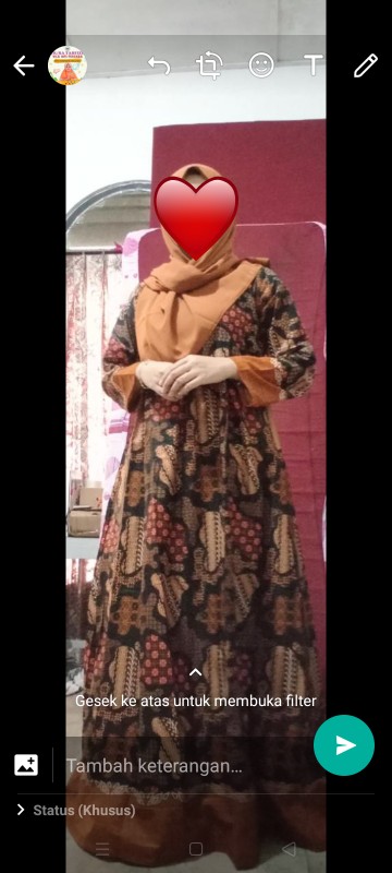 Gamis Batik Manggar, Padi,sekar,cantik,kubis,kipas,daun,ms Gamis Batik Bumil/busui Allsize Dan Jumbo