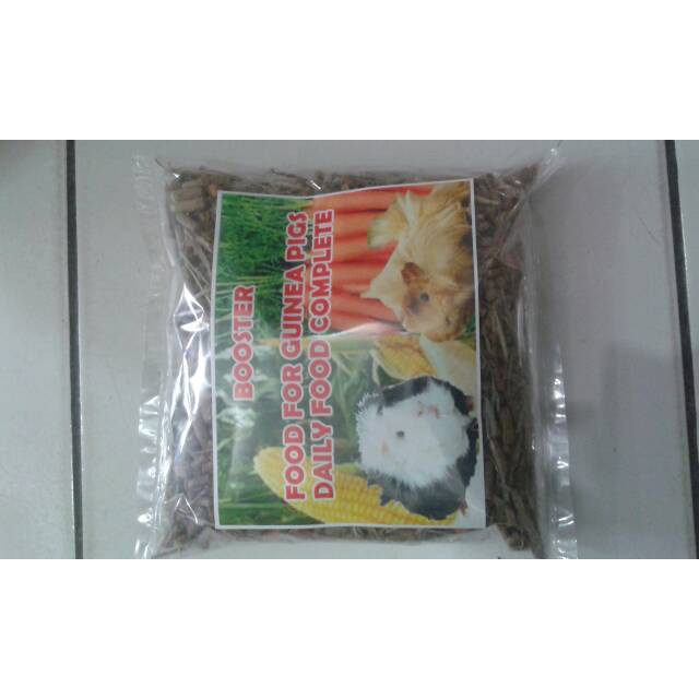 makanan guinea pigs booster