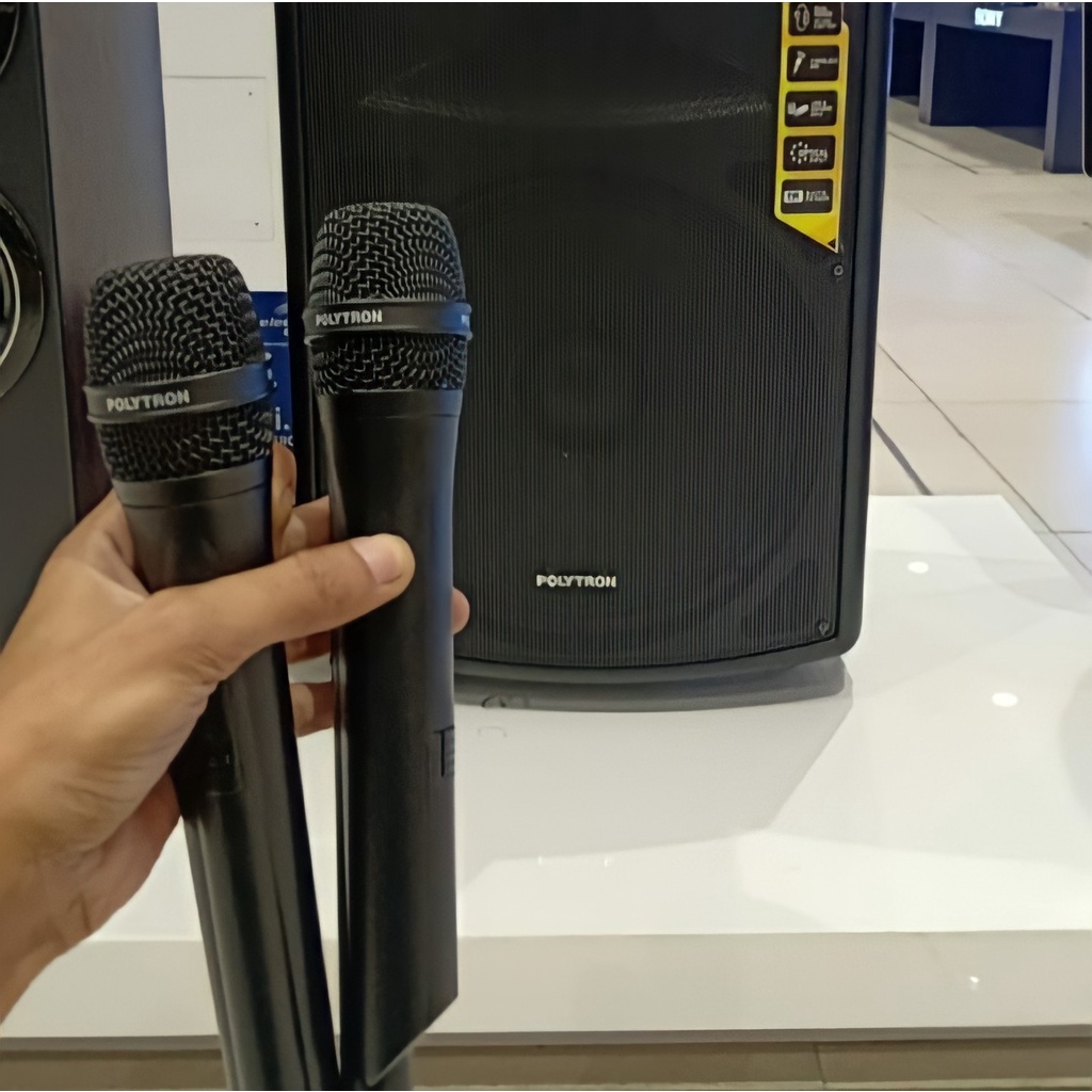 Polytron Professional Active Speaker PASPRO12F2 + 2 Mic Bluetooth 12F2