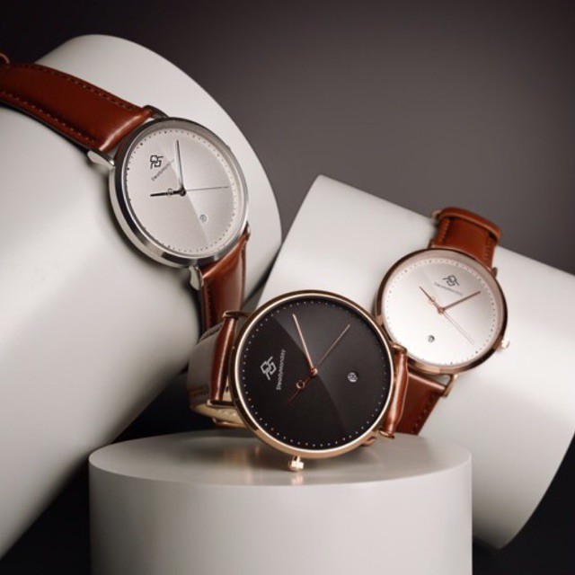 SteadyMonday Jam Tangan Pria Wanita Analog Kulit Eunoia