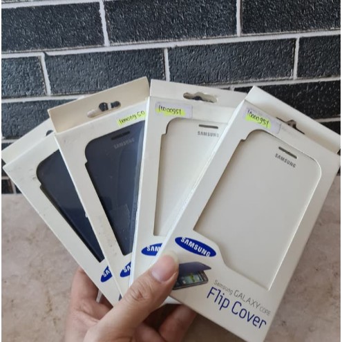 SAMSUNG FLIP WALLET GALAXY CORE ORIGINAL RESMI SEIN