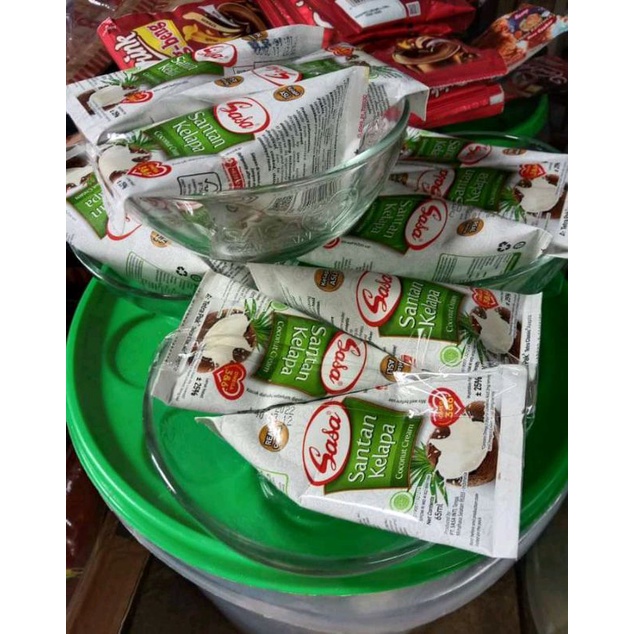 sasa santan 1paket free mangkok