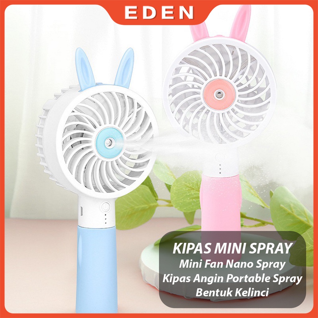 Mini Fan Nano Spray / Kipas Angin Portable Spray Bentuk Kelinci