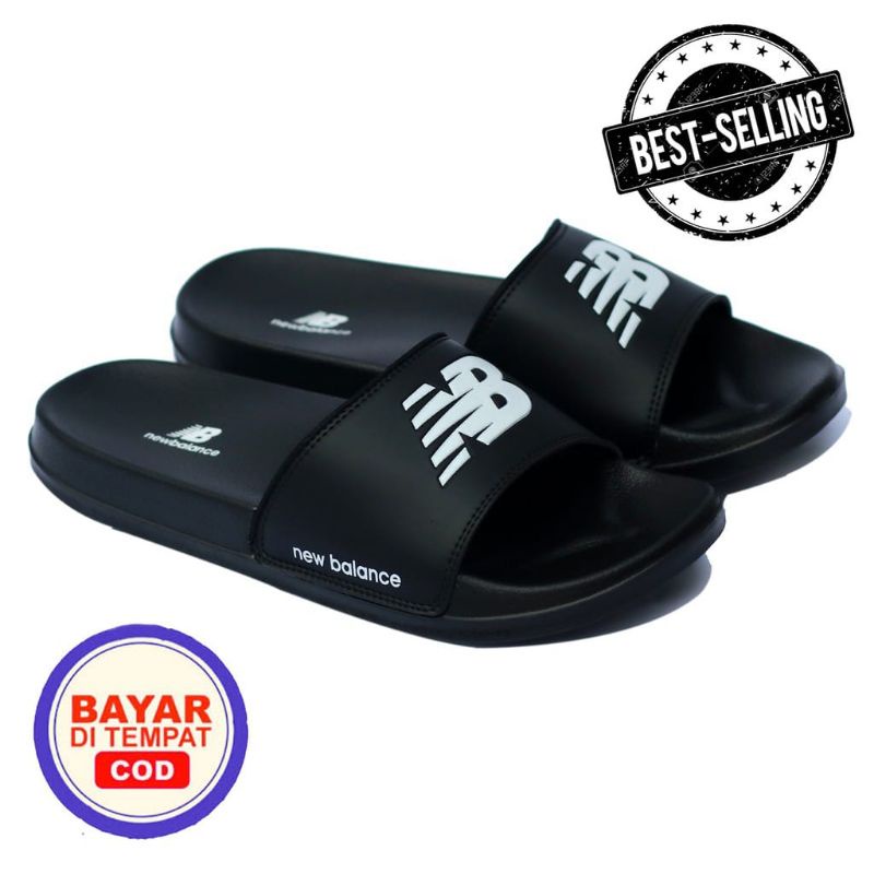 sandal new baIance slop slip on slide sendal pria wanita unisex fashionable