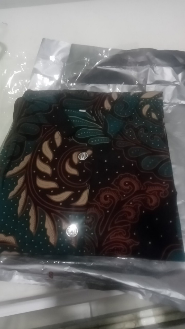 Atasan Batik Wanita Lengan Panjang Blouse Kancing Depan ,,, Motif Batik