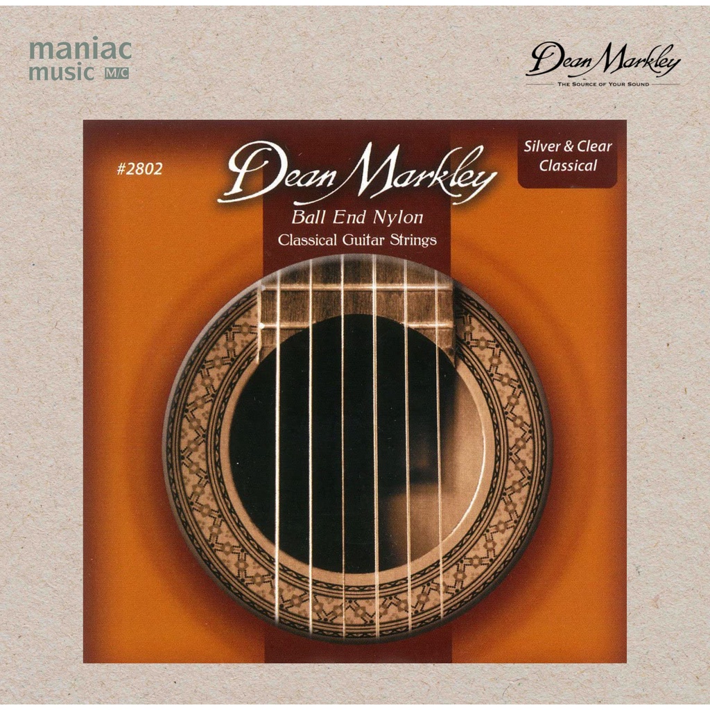 Dean Markley 2802 - Senar Gitar Klasik. Nylon. Ball End. Rich Tone