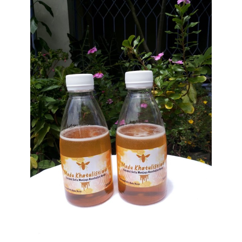 

(RAW HONEY) Madu Khatulistiwa 100% Murni Berat 350 gram