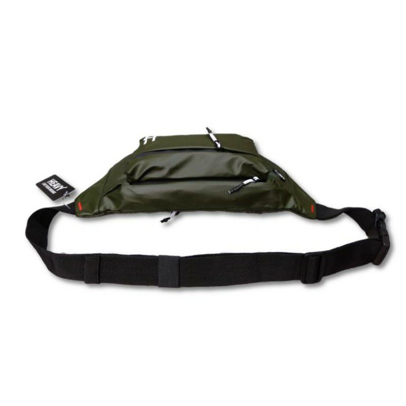 TAS SELEMPANG PRIA HEAVY.BAG. WAIST BAG HEAVY( WATERPROOF) anti air