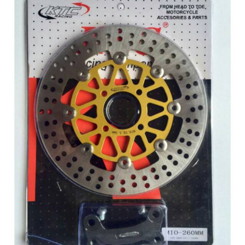 Disk brake piringan cakram depan KTC Mio sporty mio soul fino 260 mm