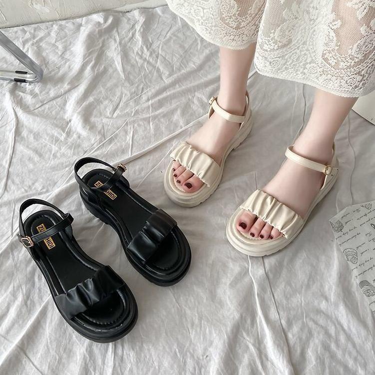 Y94L [COZY] Nona Sandal Tali Korea Fashion Wanita Import 0E9