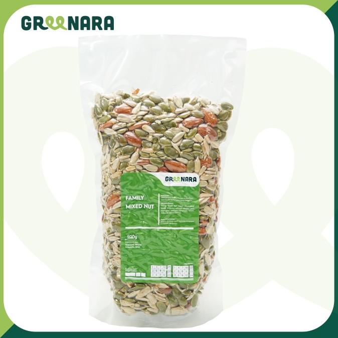 

Family Mixed Nuts 500gr / almond / sunflower seed / pumpkin seed