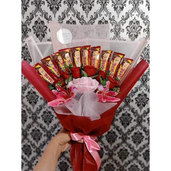 

Buket Snack flower Ukuran Large