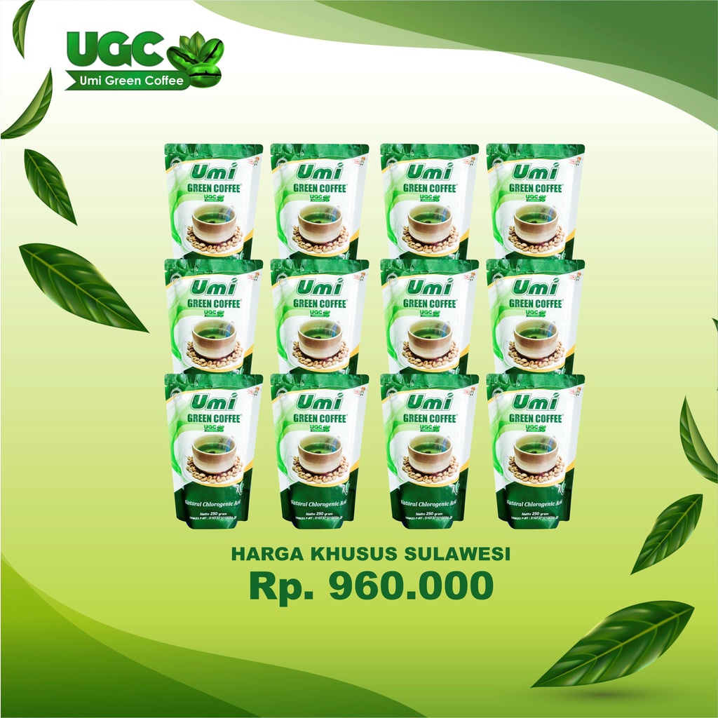 

UGC Umi Green Coffee - 12 Bungkus Area Sulawesi