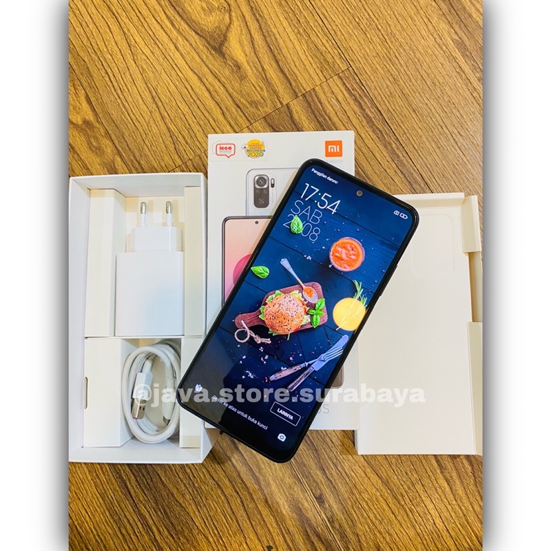 REDMI NOTE 10s RAM 6GB INTERNAL 64GB Second Like New Original