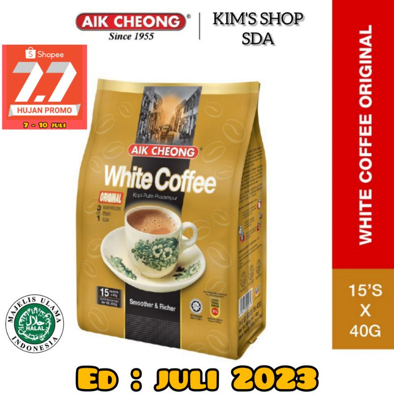 

WHITE COFFEE ORIGINAL AIK CHEONG 600GR
