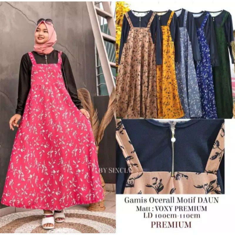 [FASHION WANITA] GAMIS OVERAL MOTIF