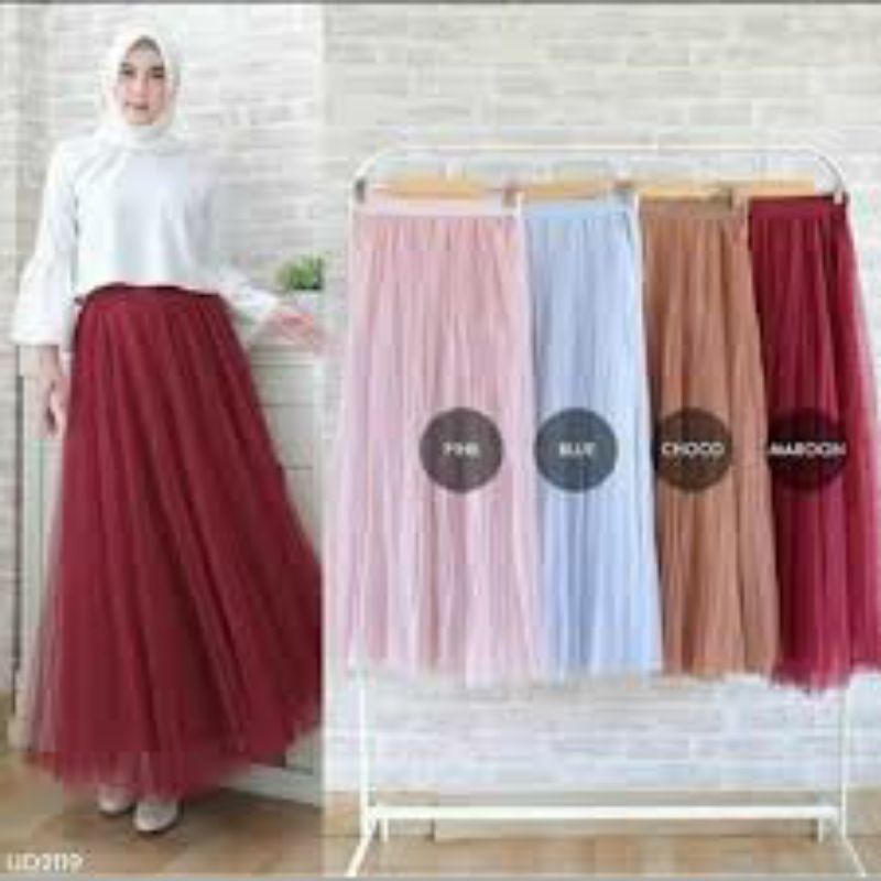 Rok Tutu Polos Dewasa / Rok Tutu Maxi Skirt Best Seller