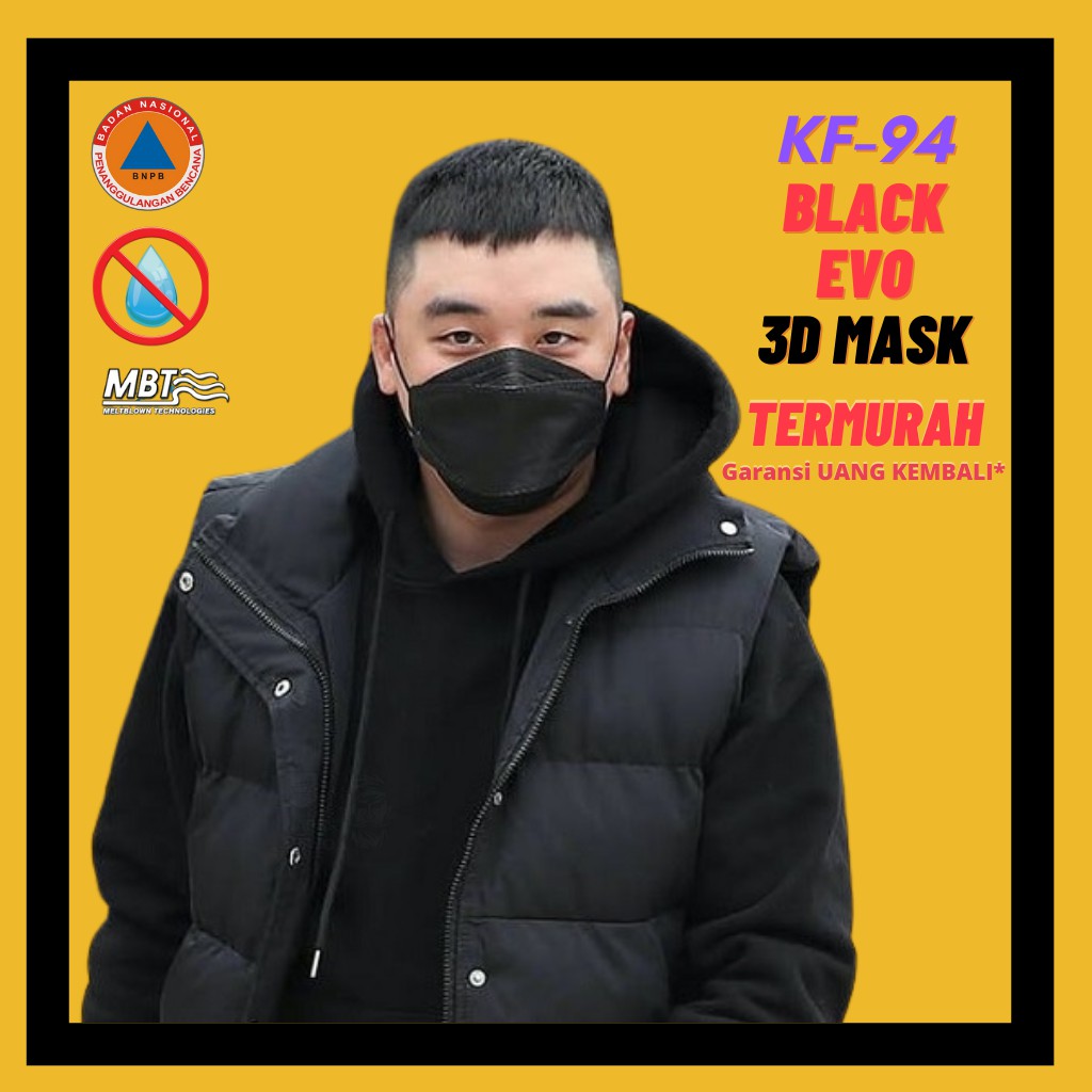 MASKER KOREA KF94 4PLY MODEL EVO 3D MASKER ARTIS SAMPAI PRESIDEN PAKAI