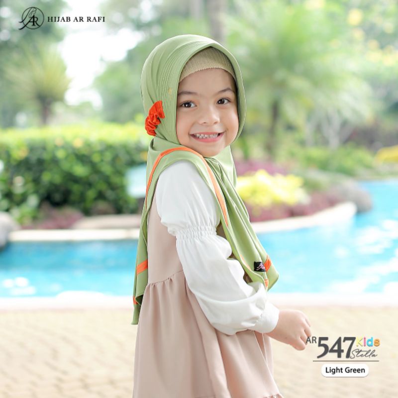 Terbaru Hijab Arrafi 547 Hijab Anak Jilbab Instan
