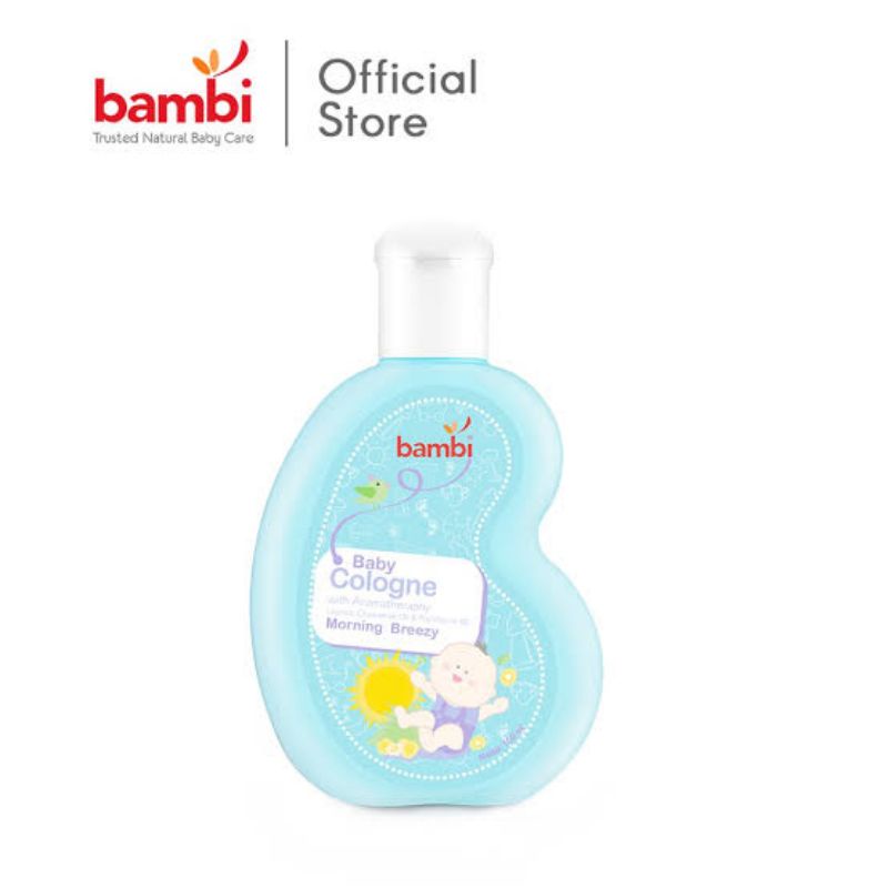 Bambi Baby Colonge 100ml - Bambi Parfum Bayi 100ml - Bambi Cologne Parfum Morning Breezy Sweet Floral Milky Powdery