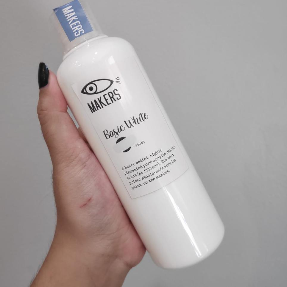 

Basic White Acrylic Paint 250ml (KODE 76)