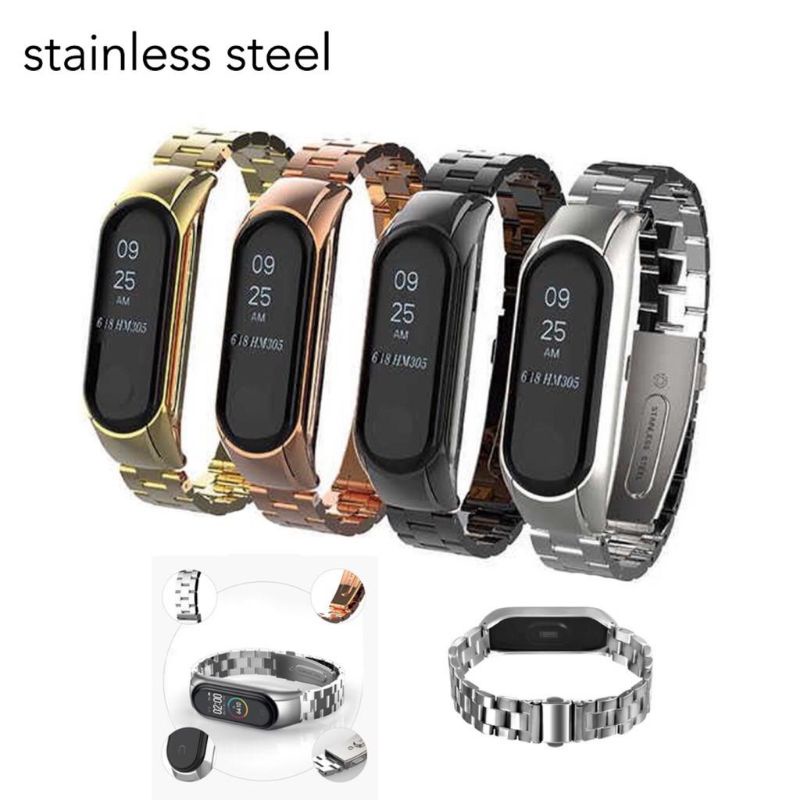 Strap Milanese Stainless Steel Xiaomi Band 5/6 Tali Jam