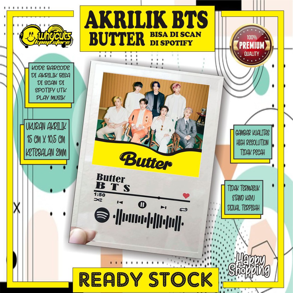 [BACA DESKRIPSI PRODUK] Ready Stok Akrilik Spotify NCT DREAM HOT SAUCE &amp; BTS BUTTER